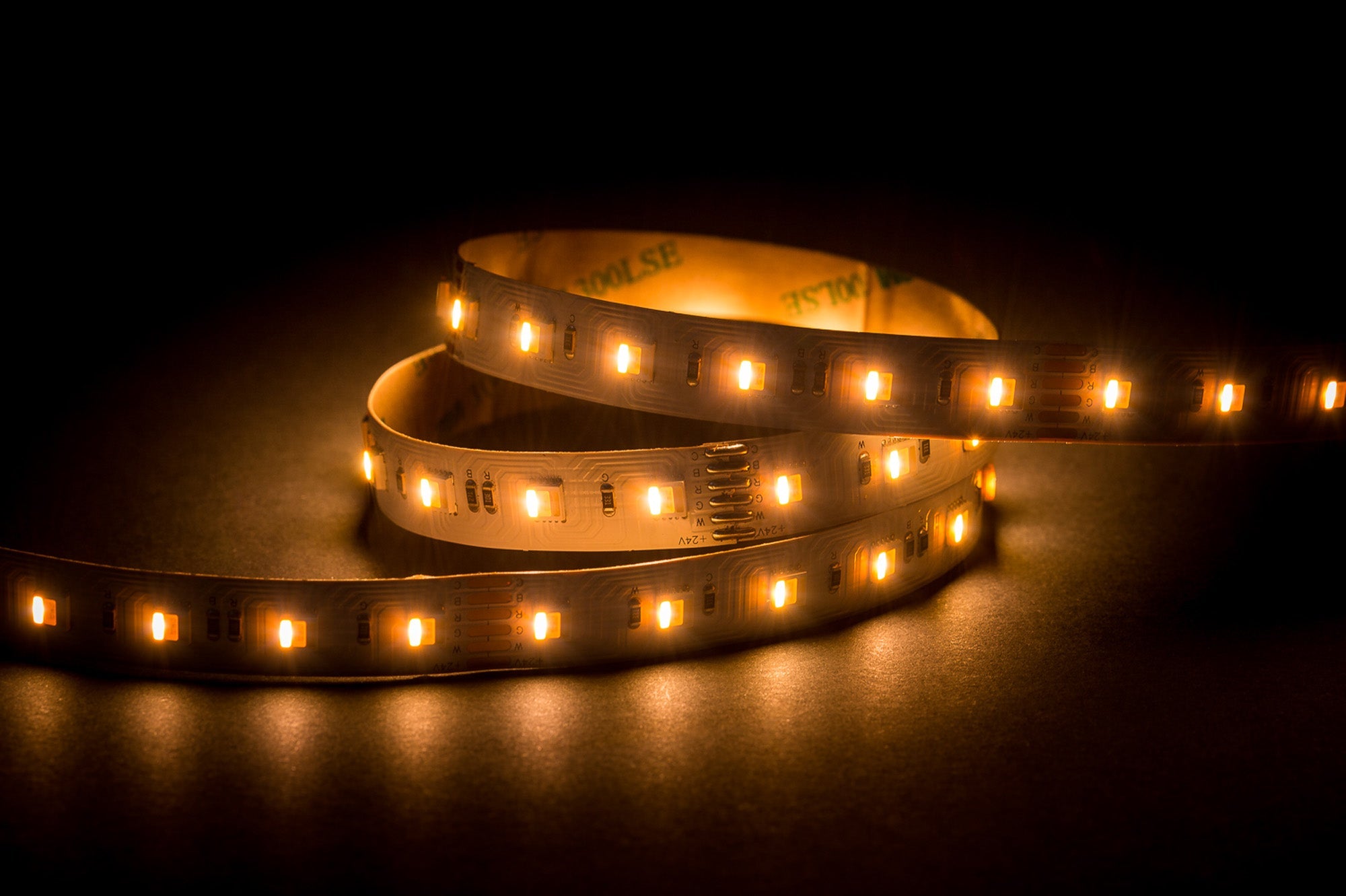 HV9752-IP20-60-RGBCW - 24w IP20 RGB + 3000k + 5500k LED Strip (RGBCW)