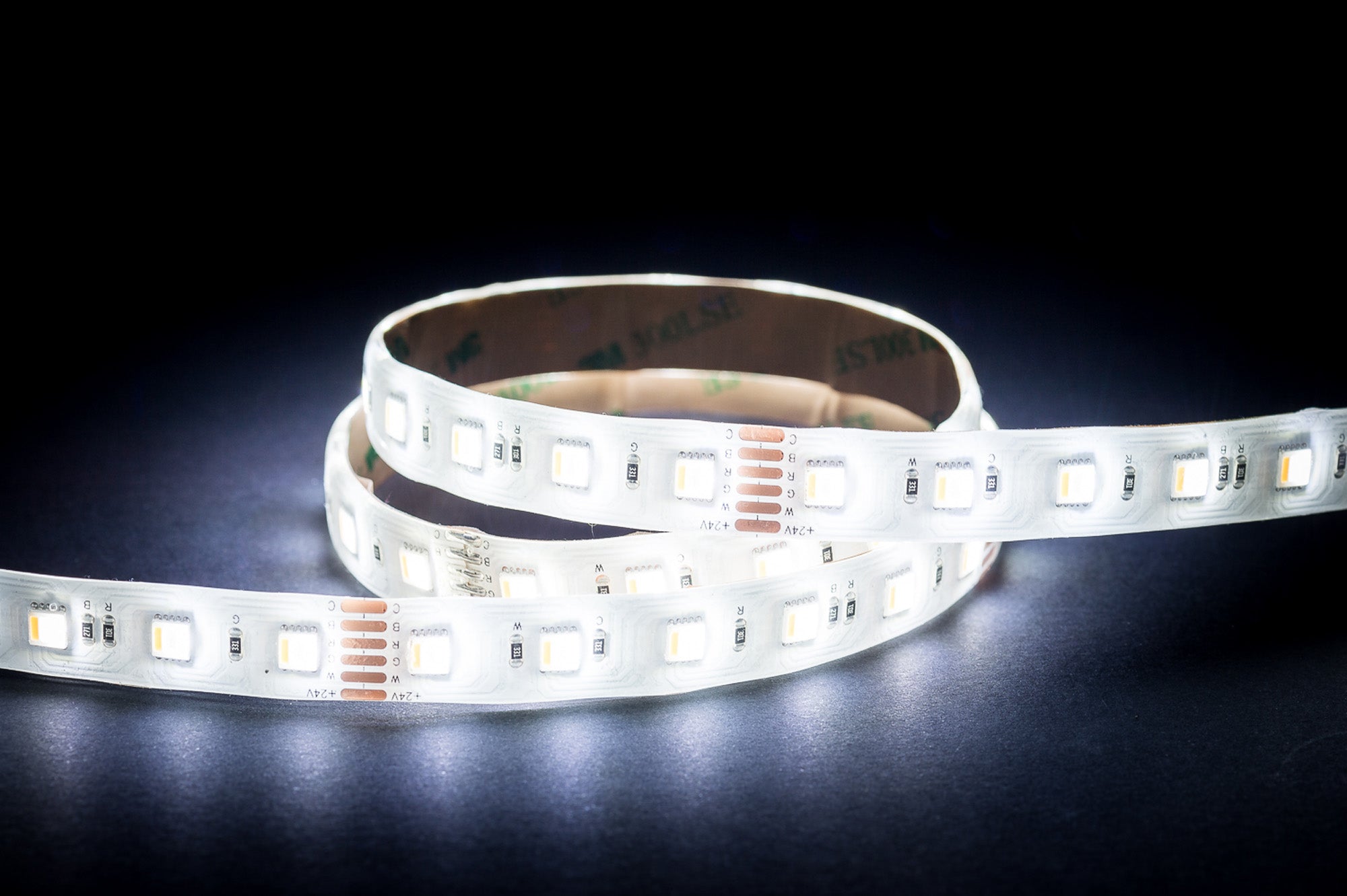 HV9752-IP54-60-RGBCW - 24w IP54 RGB + 3000k + 5500k LED Strip (RGBCW)