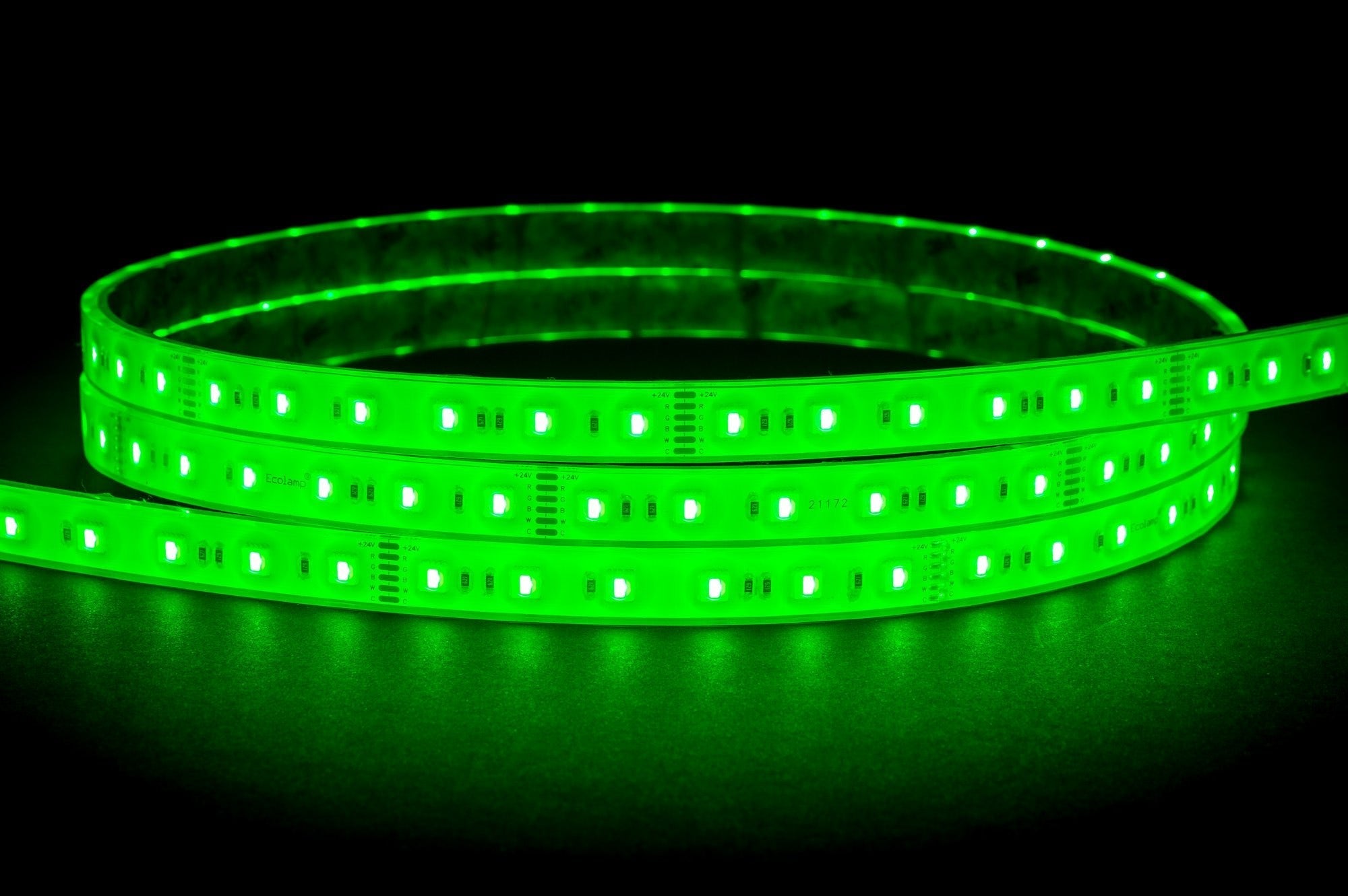 HV9752-IP67-60-RGBCW - 24w IP67 RGB + 3000k + 5500k LED Strip (RGBCW)