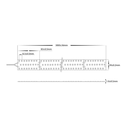 HV9783-IP20-252-5K - 46w IP20 LED Strip 5500k